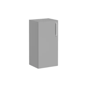 VitrA 1 Door Base Unit Matt Rock Grey Left-hand Hinge - VTFT0380