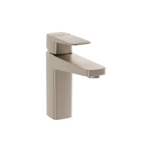 VitrA Basin Mixer Brushed Nickel VTTS1258 Deck Mounted