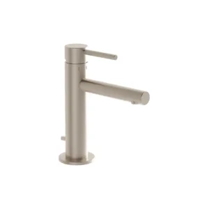 VitrA Brushed Nickel Basin Mixer Lever Deck Mounted - VTTS1338