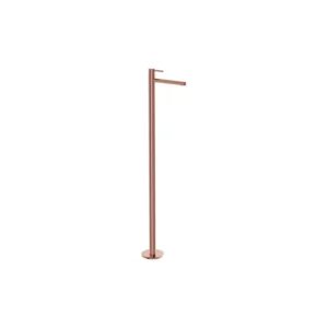 VitrA Low Pressure Floor Standing Basin Mixer in Soft Copper - VTTS1348