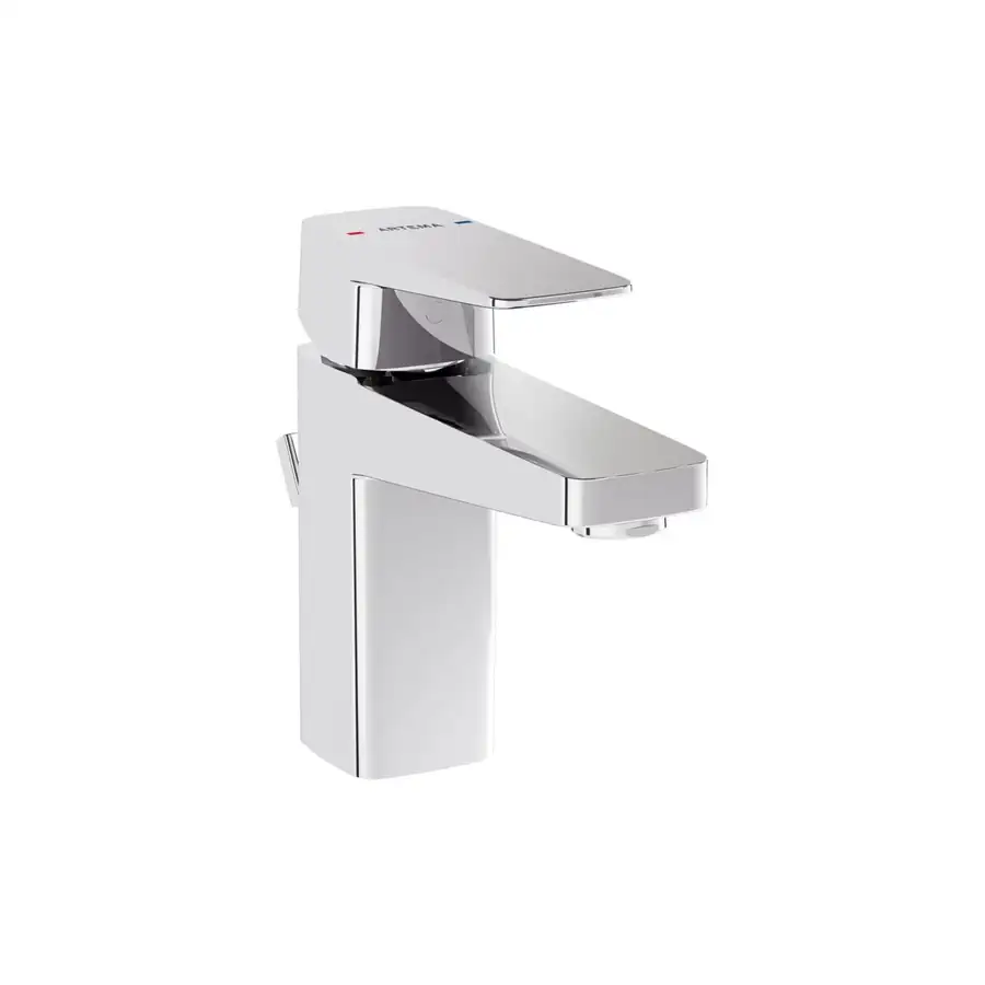 VitrA Chrome Basin Mixer Waste Lever Deck Mounted - VTTS1482