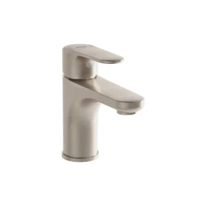 VitrA Brushed Nickel Round Mixer Tap Deck Mounted - VTTS1500
