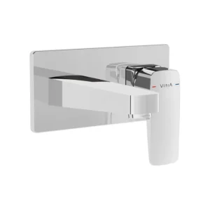 VitrA Root Square Basin Mixer Wall Mount Chrome VTTS1508