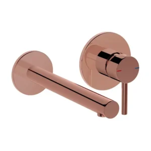 VitrA 2-Hole Basin Mixer Soft Copper Wall Mounted - VTTS2016