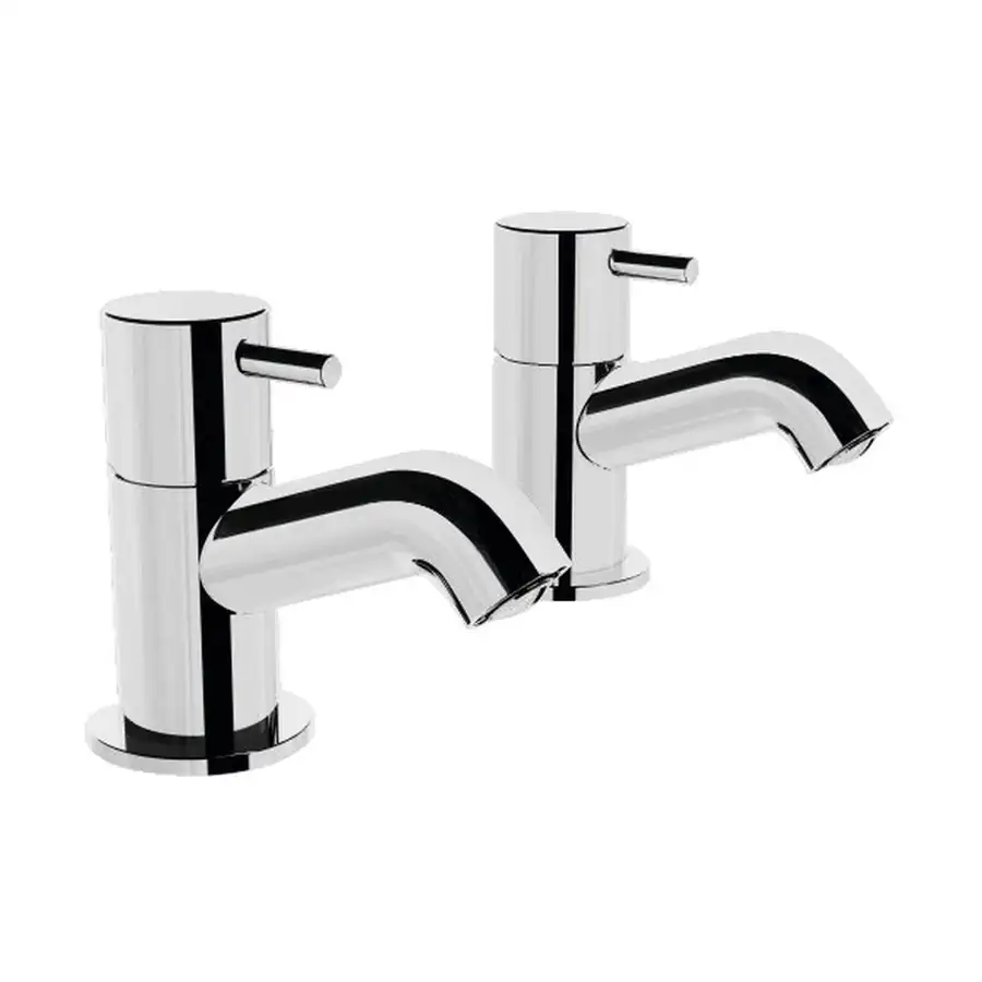 VitrA Chrome Minimax S Basin Taps Low-Pressure Deck Mounted - VTTS2018