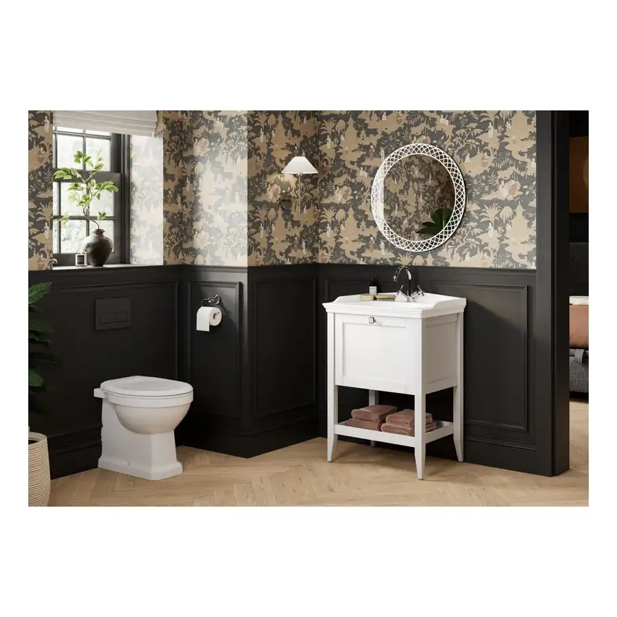 Modish Matt White Basin Unit Standing 800mm One Drawer With Basin - DIFTP5522 - Image 2