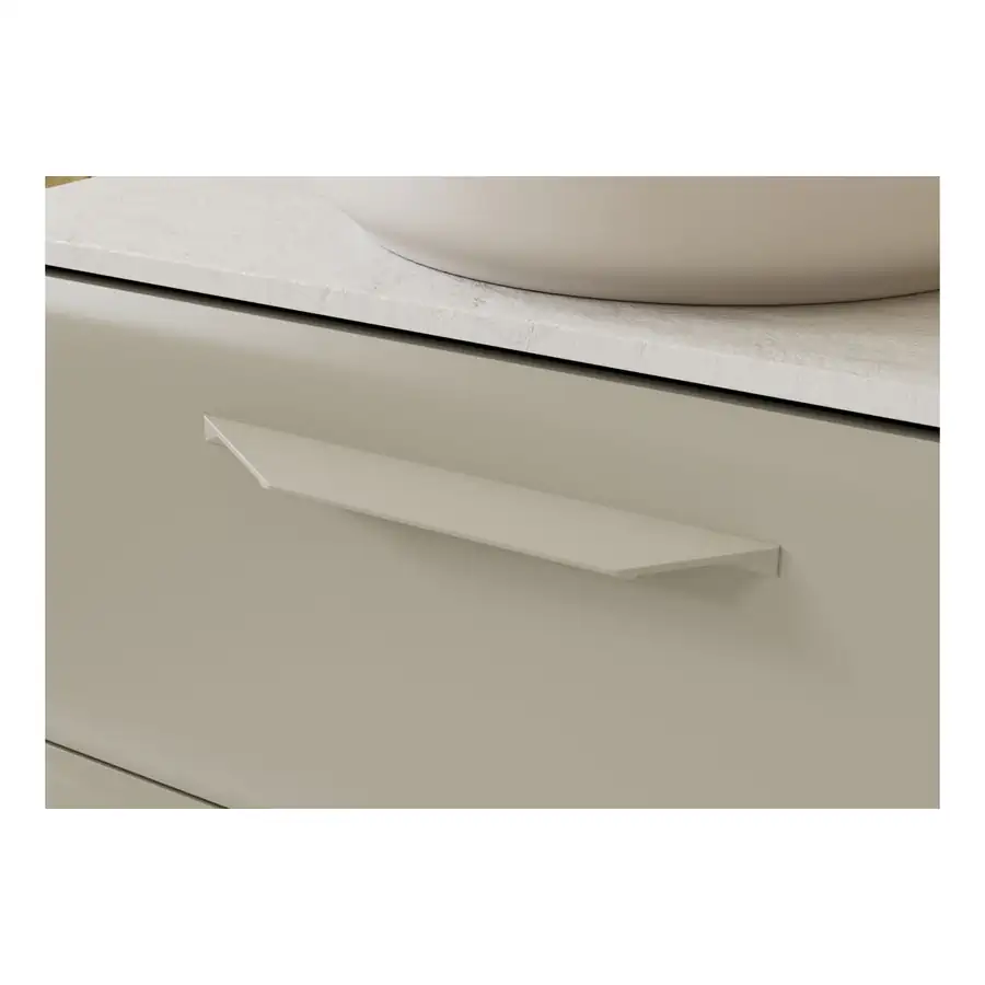 Modish Matt Latte Basin Unit Two Drawer Wall Hung 615mm - DIFTP5540 - Image 3