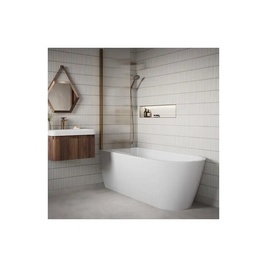 Modish Textured Walnut Basin Unit With 1 Drawer - DIFTP5588 - Image 4