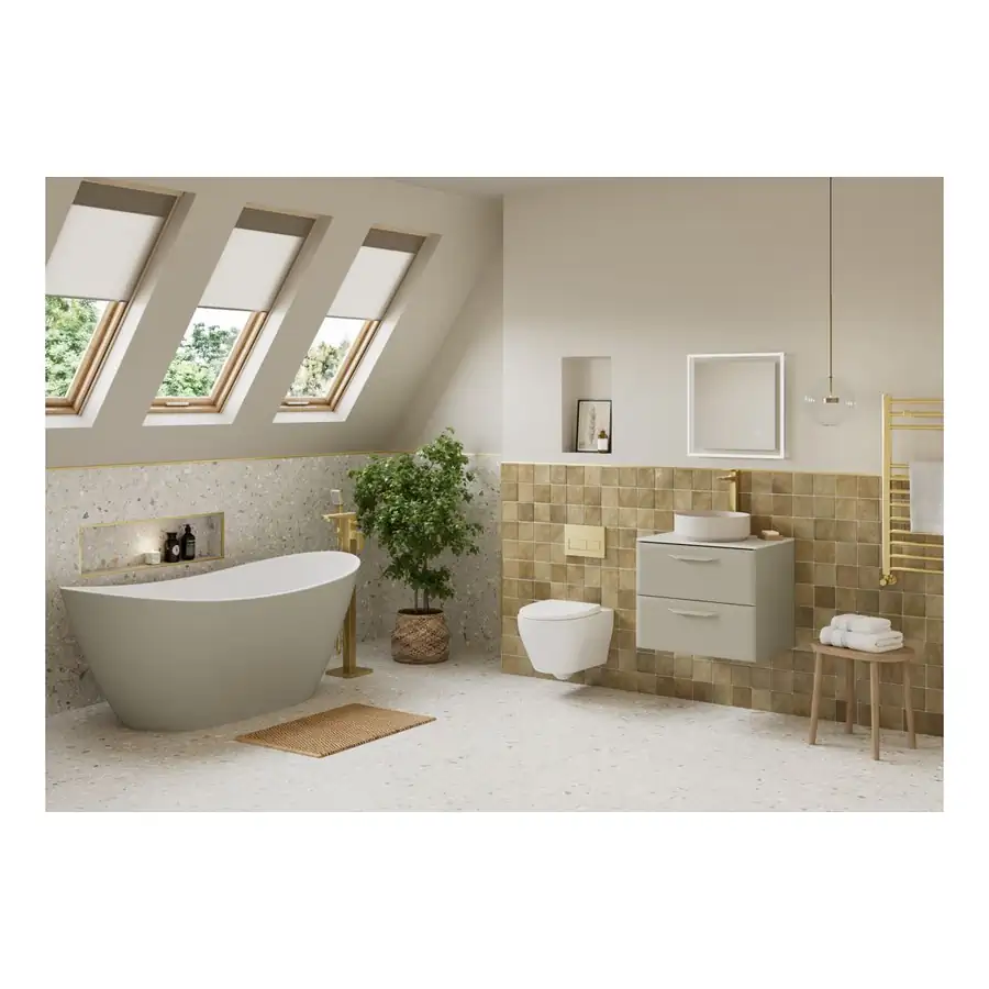 Modish Four Door Basin Unit Matt Latte 1210mm - DIFTP5656 - Image 2