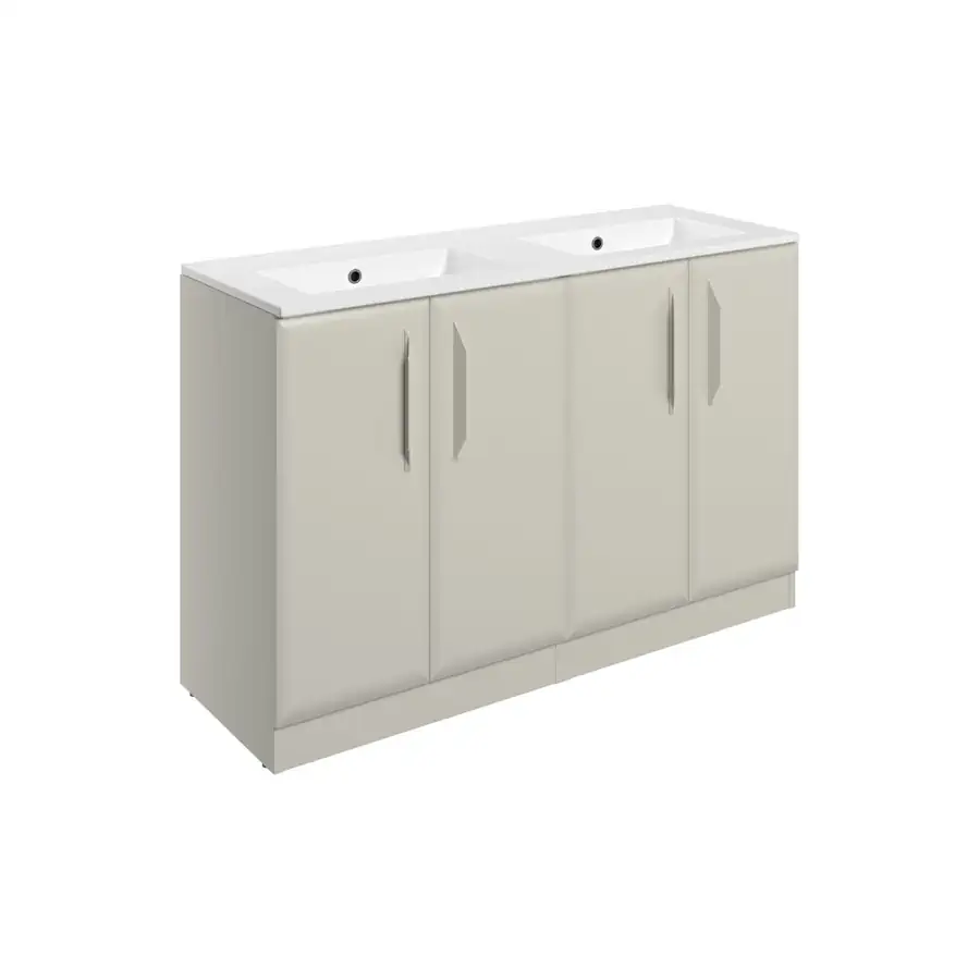 Bathrooms to Love Four Door Basin Unit Matt Latte 1210mm - DIFTP5656