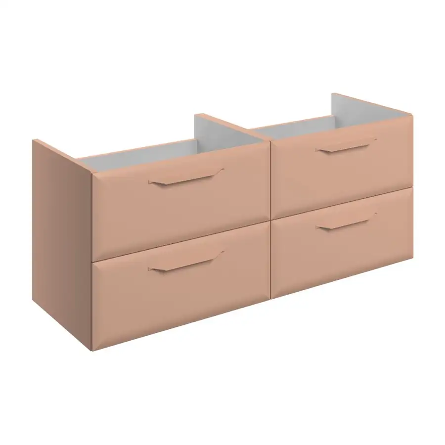 Bathrooms to Love Basin Unit Matt Apricot Wall Hung 4 Drawer - DIFTP5662