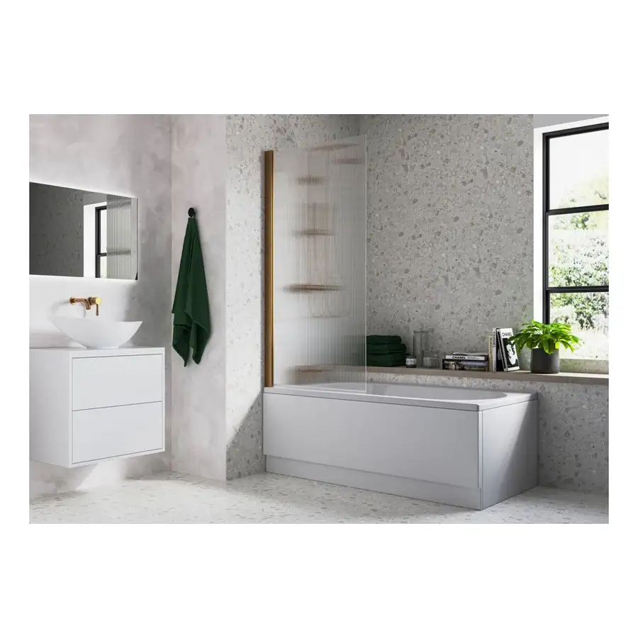 Bathrooms to Love 5mm Single Straight Bath Screen - DIBS0148