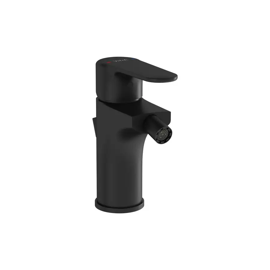 VitrA Matt Black Root Round Bidet Mixer Low Pressure Scratch Resistant - VTTS1286