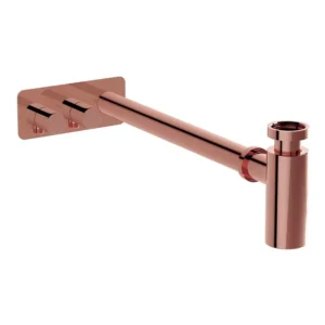 VitrA Soft Copper Symmetric Bottle Trap Wall Mounted - VTTW0044