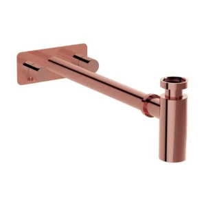 VitrA Basins Bottle Trap Soft Copper Wall Mounted - VTTW0030