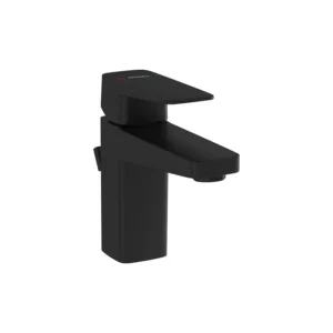 VitrA Matt Black Compact Basin Mixer Lever Deck Mounted - VTTS1490