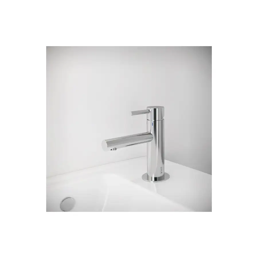 VitrA Chrome Compact Basin Mixer Low-Pressure Deck Mounted - VTTS1516 - Image 3