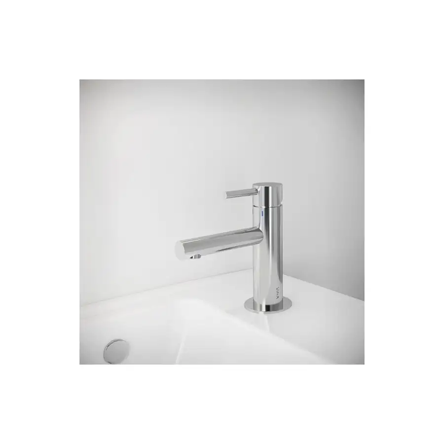 VitrA Chrome Compact Basin Mixer Low-Pressure Deck Mounted - VTTS1516 - Image 2