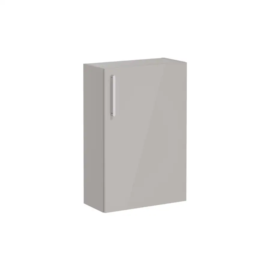 VitrA Flat 1 Door Slim Lower Base Unit High Gloss Bright Sahara Beige - VTFT0256