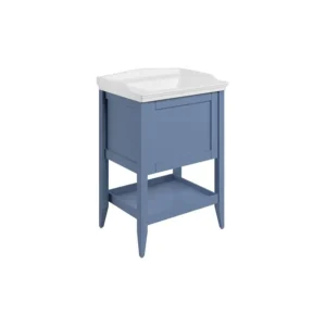 Bathrooms to Love Floor Standing Unit Basin with Drawer Matt Misty Blue - DIFTP5514
