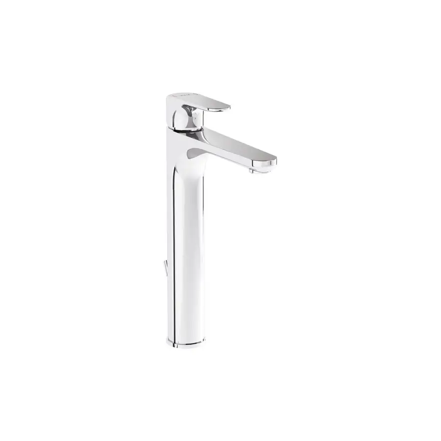 VitrA Root Round Tall Basin Mixer Chrome Deck Mounted VTTS1278 - Image 2