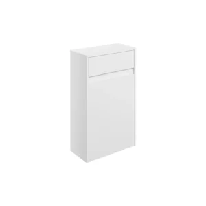 Floor Standing 500mm WC Unit White Gloss Cabinet Finish DIFT3954